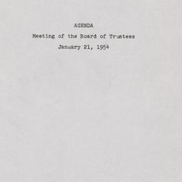 Meeting of the Board of Tru...