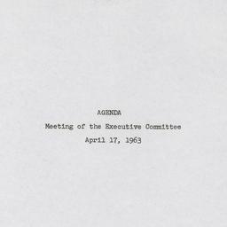 Executive Committee Meeting