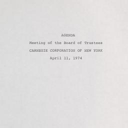 Meeting of the Board of Tru...