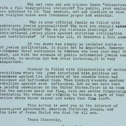 Letter from Edwin I. Stearn...