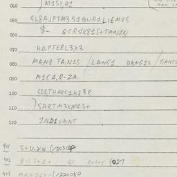 Eastern questionnaire, answ...