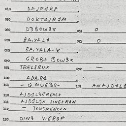 Eastern questionnaire, answ...