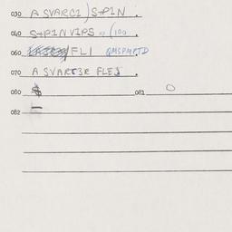 Eastern questionnaire, answ...