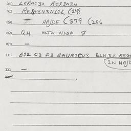 Eastern questionnaire, answ...