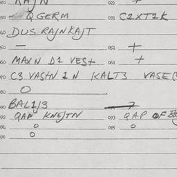 Eastern questionnaire, answ...