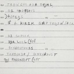 Eastern questionnaire, answ...