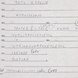 Eastern questionnaire, answ...