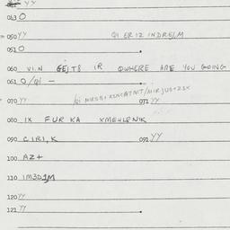 Eastern questionnaire, answ...