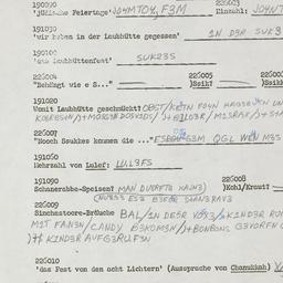 Western questionnaire, answ...