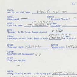 Western questionnaire, answ...