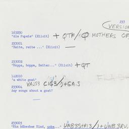 Western questionnaire, answ...
