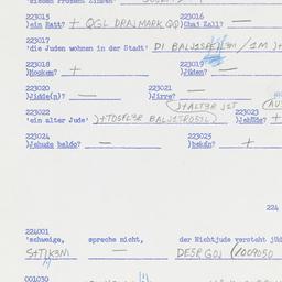 Western questionnaire, answ...