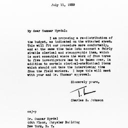 Letter from Charles S. John...