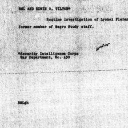 Memorandum from Robert M. L...