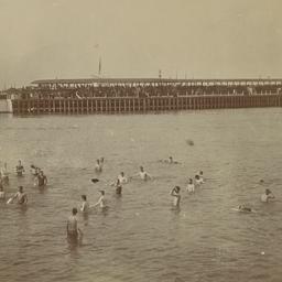Page No. 096 - [Men swimmin...