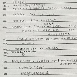Eastern questionnaire, answ...