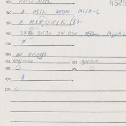 Eastern questionnaire, answ...