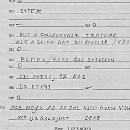 Eastern questionnaire, answ...