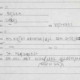 Eastern questionnaire, answ...