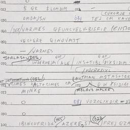 Eastern questionnaire, answ...