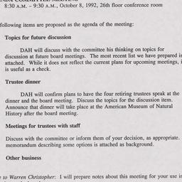 Agenda Committee