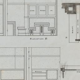 Breakfast room elevations, ...