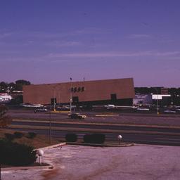 Exterior view, from across ...