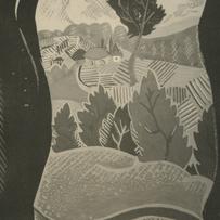 A painting of a countryside...