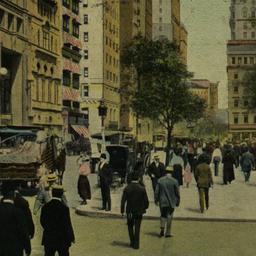 New York. Broadway at City ...