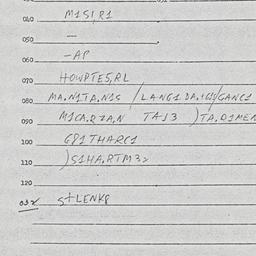 Eastern questionnaire, answ...