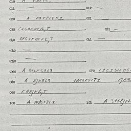 Eastern questionnaire, answ...