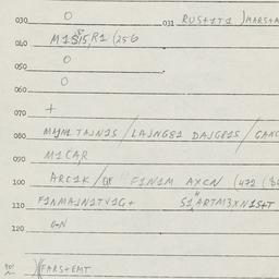 Eastern questionnaire, answ...