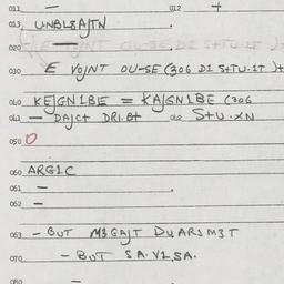 Eastern questionnaire, answ...