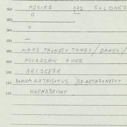 Eastern questionnaire, answ...