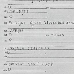 Eastern questionnaire, answ...