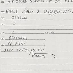 Eastern questionnaire, answ...