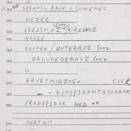 Eastern questionnaire, answ...