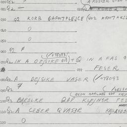 Eastern questionnaire, answ...