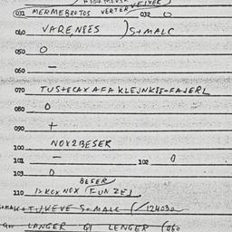 Eastern questionnaire, answ...