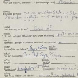 Western questionnaire, answ...