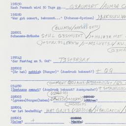 Western questionnaire, answ...