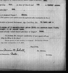 Carnegie Church Organs, Qua...