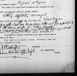 Carnegie Church Organs, War...