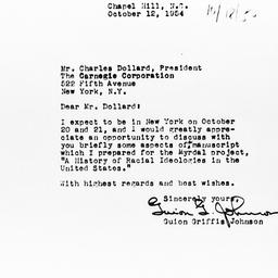 Letter from Guion Griffis J...