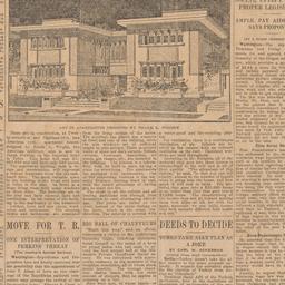 Newspaper article, exterior...