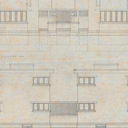 Front, rear elevations