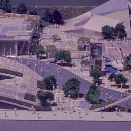 Model, aerial view.