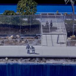 Model, aerial view.