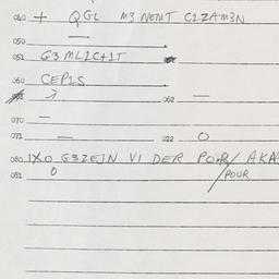 Eastern questionnaire, answ...