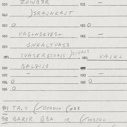 Eastern questionnaire, answ...